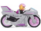 PAT PATROUILLE MOTO PUPS : STELLA AVEC SA MOTO A RETROFRICTION - FIGURINE CHIEN - VEHICULE DE LUXE - PAW PATROL - SPIN MASTER - 20129826