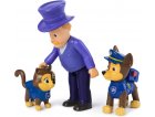 PAT PATROUILLE MR HELLINGER ET CHASE - 3 FIGURINES - CHIEN - PAW PATROL - SPIN MASTER - 20148183