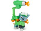 PAT PATROUILLE ROCKY AVEC SON ET SAC A DOS TRANSPORTABLE - FIGURINE CHIEN - PAW PATROL THE MOVIE - SPIN MASTER - 20130317
