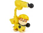 PAT PATROUILLE RUBEN AVEC SON ET SAC A DOS TRANSPORTABLE - FIGURINE CHIEN - PAW PATROL THE MOVIE - SPIN MASTER - 20130317
