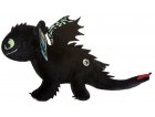 PELUCHE KROKMOU DRAGON NOIR 40 CM PHOSPHORESCENT - PELUCHE LICENCE DRAGONS