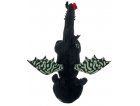 PELUCHE KROKMOU DRAGON NOIR 40 CM PHOSPHORESCENT - PELUCHE LICENCE DRAGONS