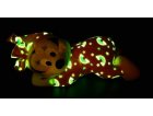 PELUCHE MINNIE PHOSPHORESCENTE ORANGE 33 CM DISNEY - BRILLE DANS LA NUIT - NICOTOY