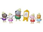 PEPPA LE COCHON FAIT DE LA PEINTURE EN FORET - 6 PIECES + 5 FIGURINES PEPPA PIG + 1 ACCESSOIRE - MINI UNIVERS