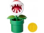 PLANTE PIRANHA AVEC PIECE : FIGURINE SUPER MARIO 11 CM - FIGURINE