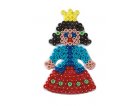 PLAQUE HAMA PETITE PRINCESSE POUR PERLES A REPASSER MIDI - LOISIRS CREATIFS - 328
