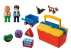 PLAYMOBIL 1.2.3 9123 ETAL DE MARCHE TRANSPORTABLE