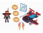 PLAYMOBIL ACTION 6835 ANDROIDE DE FEU AVEC LANCE DISQUES