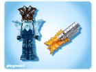 PLAYMOBIL CHASSEURS DE TRESORS 4849 GARDIEN DU TEMPLE AVEC ARME LUMINEUSE ORANGE