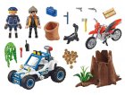 PLAYMOBIL CITY ACTION 70570 POLICIER AVEC VOITURETTE ET VOLEUR A MOTO