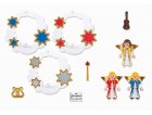 PLAYMOBIL NOEL 5591 DECORATIONS POUR ACCROCHER AU SAPIN - 3 ANGES DE NOEL 