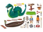 PLAYMOBIL VIKING 71830 DUO DE VIKINGS, BARQUE, CANON ET MONSTRE MARIN