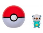 POKEMON CLIP 'N' GO : MOUSTILLON ET SA POKE BALL - POKEBALL - FIGURINE - BANDAI - 38261