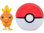 POKEMON CLIP 'N' GO : POUSSIFEU ET SA POKE BALL - POKEBALL - FIGURINE - BANDAI - 37715