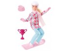 POUPEE BARBIE SNOWBOARDEUSE 30 CM AVEC ACCESSOIRES - SPORT D'HIVER - MATTEL - HCN32