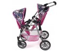 POUSSETTE JUMEAUX TWINNY LICORNES POUPEES - BAYER CHIC 2000 - 69143 - POUSSETTE DOUBLE