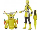 POWER RANGERS JAUNE BEAST MORPHERS ET ROBOT-BTE JAX MORPHIN - FIGURINE 15 CM - E8087