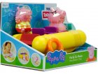 PULL GO LE PEDALO DE PEPPA PIG AVEC PAPA PIG - FIGURINE PEPPA LE COCHON - JOUET DE BAIN - TOMY 