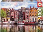 PUZZLE AMSTERDAM MAISONS DANSANTES 1000 PIECES - COLLECTION PAYS-BAS - EDUCA 18458