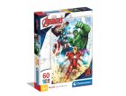 PUZZLE AVENGERS : LES PLUS GRANDS SUPER HEROS MARVEL 60 PIECES - SUPERCOLOR - CLEMENTONI - 26193