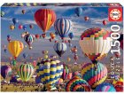 PUZZLE BALLONS DIRIGEABLES / MONTGOLFIERES 1500 PIECES - COLLECTION PAYSAGE - EDUCA - 17977