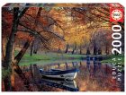 PUZZLE BATEAU SUR LE LAC 2000 PIECES - COLLECTION PAYSAGE ET FORET - BARQUE - EDUCA - 19275