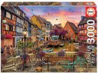 PUZZLE  CANAL DE COLMAR 3000 PIECES - COLLECTION VILLE DE FRANCE - EDUCA 19051