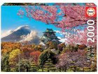 PUZZLE CHATEAU D'OSAKA 2000 PIECES - COLLECTION JAPON - PAYSAGE MONTAGNE - EDUCA - 19276