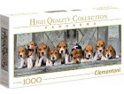 PUZZLE CHIENS : BEAGLES 1000 PIECES - COLLECTION PANORAMA ANIMAUX - CLEMENTONI - 39435