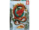 PUZZLE CHINE : DRAGON ROUGE DE LA BONNE FORTUNE 500 PIECES - COLLECTION FANTASTIQUE - EDUCA - 19003