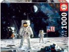 PUZZLE COSMONAUTE SUR LA LUNE : ROBERT MCCALL -1000 PIECES - COLLECTION ESPACE - EDUCA 18459