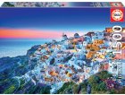 PUZZLE COUCHE DU SOLEIL DANS L'ARCHIPEL DE SANTORIN 1500 PIECES - COLLECTION PAYSAGE - EDUCA 19040