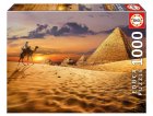 PUZZLE COUCHER DE SOLEIL DANS LE DESERT 1000 PIECES - AFRIQUE ET SAVANE - EDUCA - 19643