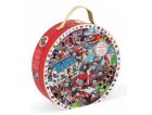 PUZZLE D'OBSERVATION ROND - LES POMPIERS 208 PIECES - JANOD - J02793