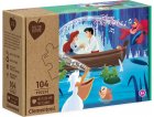 PUZZLE DISNEY ARIEL LA PETITE SIRENE AVEC SON PRINCE PROMENADE ROMANTIQUE 104 PIECES - CLEMENTONI - 27152