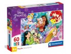 PUZZLE DISNEY LES PRINCESSES ET LEURS AMIS - 60 PIECES - CLEMENTONI - 26995