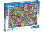 PUZZLE IMPOSSIBLE LES AMIS DE DISNEY 1000 PIECES - COLLECTION MICKEY ET MINNIE - CLEMENTONI - 39830