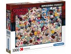 PUZZLE IMPOSSIBLE STRANGER THINGS 1000 PIECES - COLLECTION TELE SCIENCE FICTION - NETFLIX - CLEMENTONI - 39528