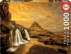 PUZZLE ISLANDE : CHUTE D'EAU DE KIRKJUFELLSFOSS 1000 PIECES - COLLECTION MER - EDUCA 17971