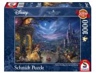 PUZZLE LA BELLE ET LA BETE DISNEY 1000 PIECES - THOMAS KINKADE, DESSIN ANIME - SCHMIDT - 59484