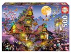 PUZZLE LA CABANE ENCHANTEE DES FEES PAPILLONS 500 PIECES - MONDE FEERIQUE ET FANTASTIQUE - EDUCA - 19554