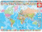 PUZZLE LA CARTE DU MONDE 1500 PIECES - COLLECTION PAYS - EDUCA - 18500