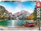 PUZZLE LAC BRAIES EN AUTOMNE 3000 PIECES - COLLECTION PAYSAGE ITALIE - EDUCA 19281