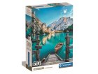 PUZZLE LE LAC DE BRAIES 500 PIECES - COLLECTION PAYSAGE - CLEMENTONI - 35538