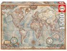 PUZZLE LE MONDE CARTE POLITIQUE 1500 PIECES - COLLECTION PAYS - EDUCA - 16005