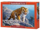 PUZZLE LE TIGRE DU BENGALE SUR LE ROCHER 500 PIECES - COLLECTION ANIMAUX SAUVAGES