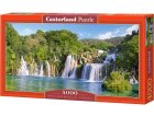 PUZZLE LES CASCADES LA RIVIERE DU PARC NATIONAL DE KRKA 4000 PIECES - COLLECTION PAYSAGE DE CROATIE