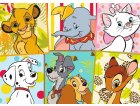 PUZZLE LES HEROS DISNEY 101 DALMATIENS - ROI LION - BAMBI - BELLE CLOCHARD : 45 PIECES - NATHAN - 86474