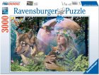 PUZZLE LOUP AU CLAIR DE LUNE 3000 PIECES - COLLECTION ANIMAUX SAUVAGES - RAVENSBURGER - 17033