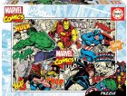 PUZZLE MARVEL COMICS : HULK IRON MAN THOR BLACK WIDOW  1000 PIECES - COLLECTION SUPER HEROES - EDUCA 18498